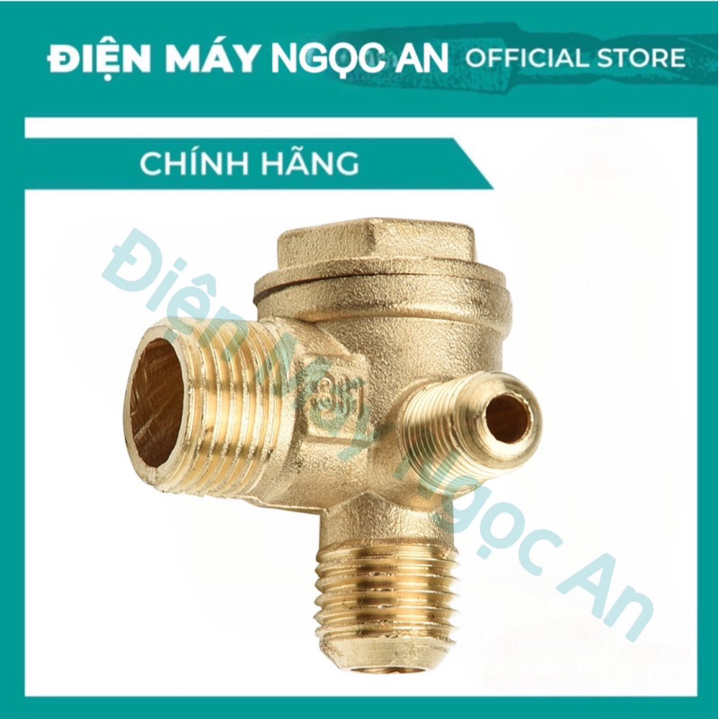 Van 1 Chiều Cho Máy Nén Khí Không Dầu - Van Máy Khí Nén Chân Ren 10/14/16mm