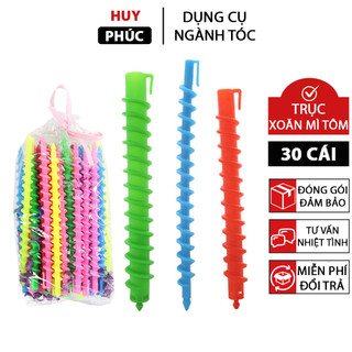 Trục uốn lạnh xoăn xù mì tôm, xương/lô uốn lạnh tóc xoăn xù mì cho Salon Barber T03