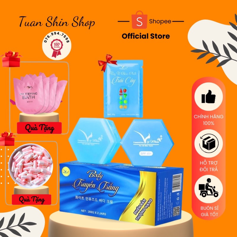 1Tặng3 - Body Truyền Trắng Vip White