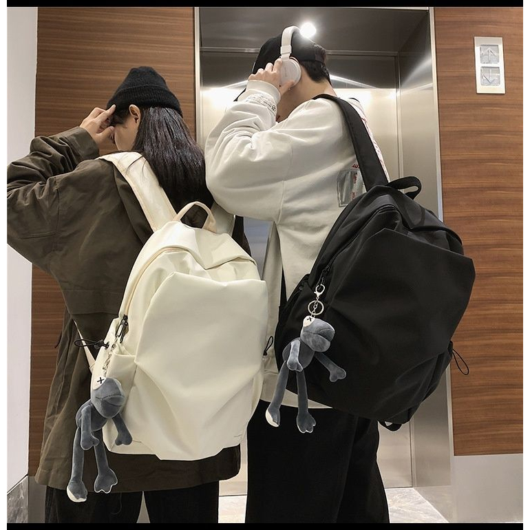 Balo đi học chống nước vải dù canvas phong cách Hàn Quốc, cặp học sinh cấp 2,3,đại học Go bag | BigBuy360 - bigbuy360.vn