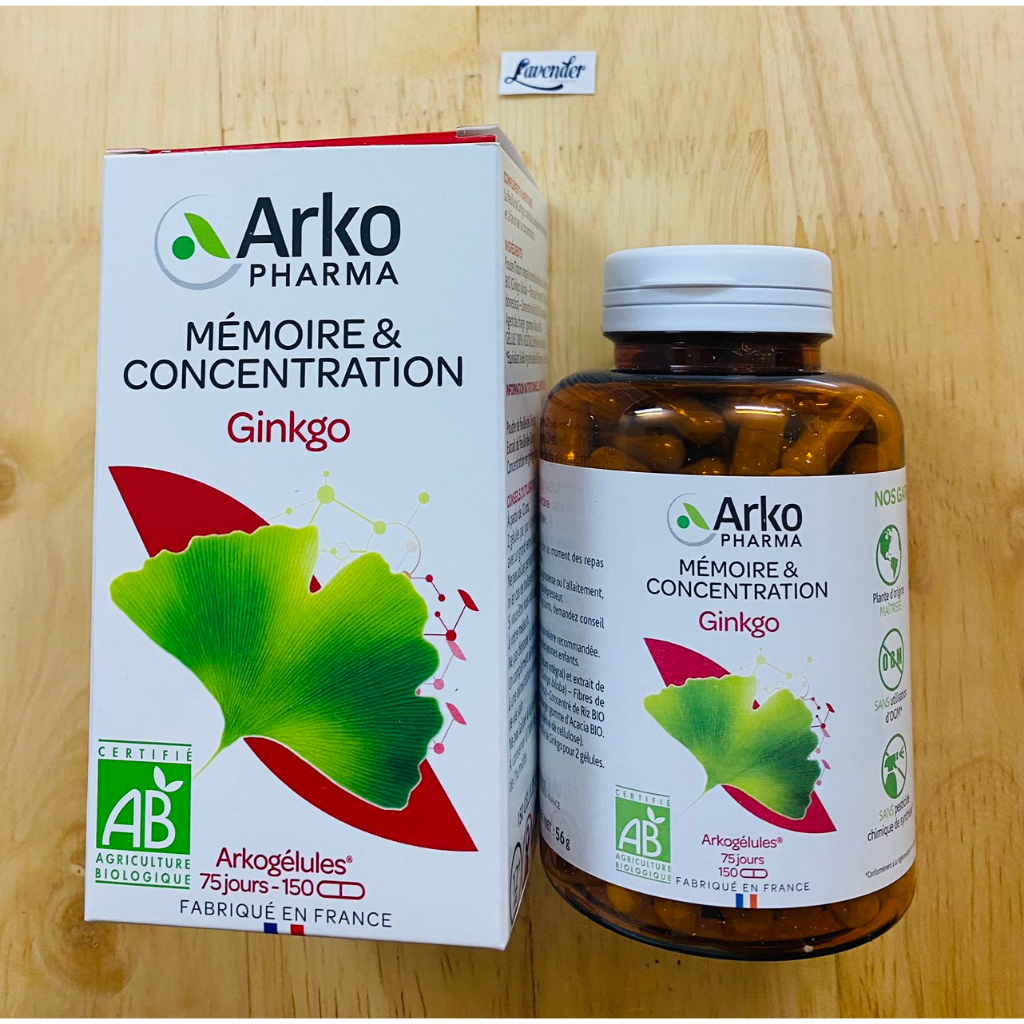 A16 - Sản phẩm bổ não Ginkgo Arkopharma