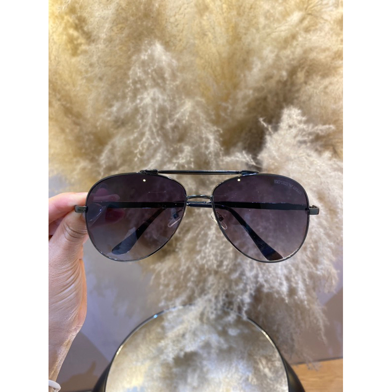 Kính mát nam đen tím khói cao cấp Full Box