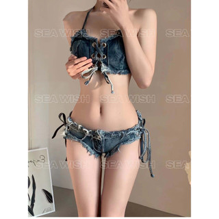  Set Bikini Jean Denim, vải bò Cao Cấp, hot 2024