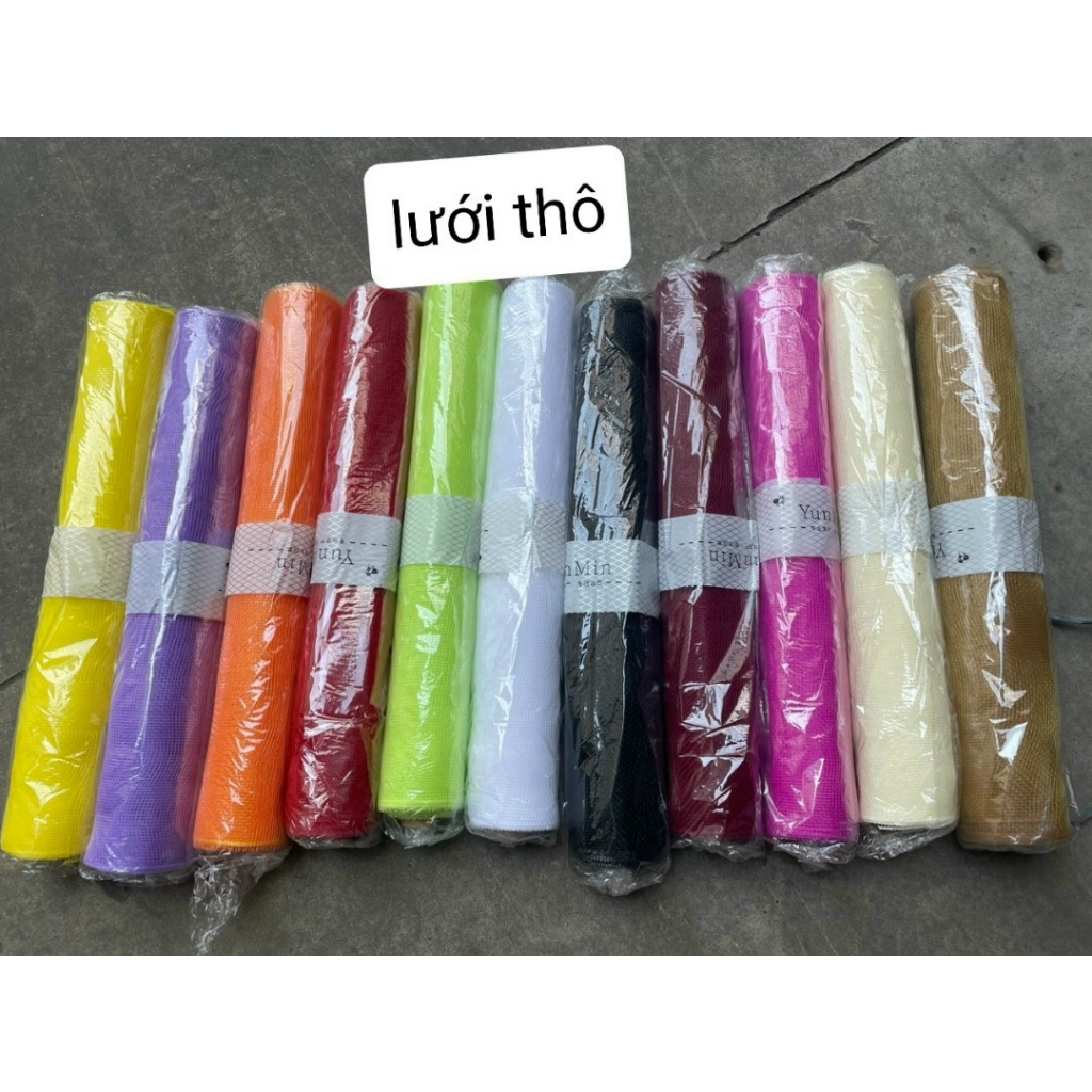 Cuộn LƯỚI THÔ/ LƯỚI CỨNG gói hoa, bọc quà, trang trí giỏ quà, bọc giỏ #decor