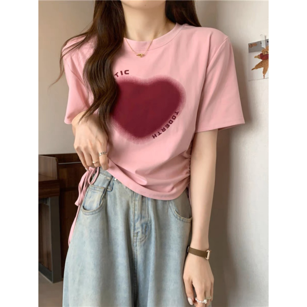 Áo phông nữ form vừa tay ngắn hàng quảng châu mã 8897 CICA