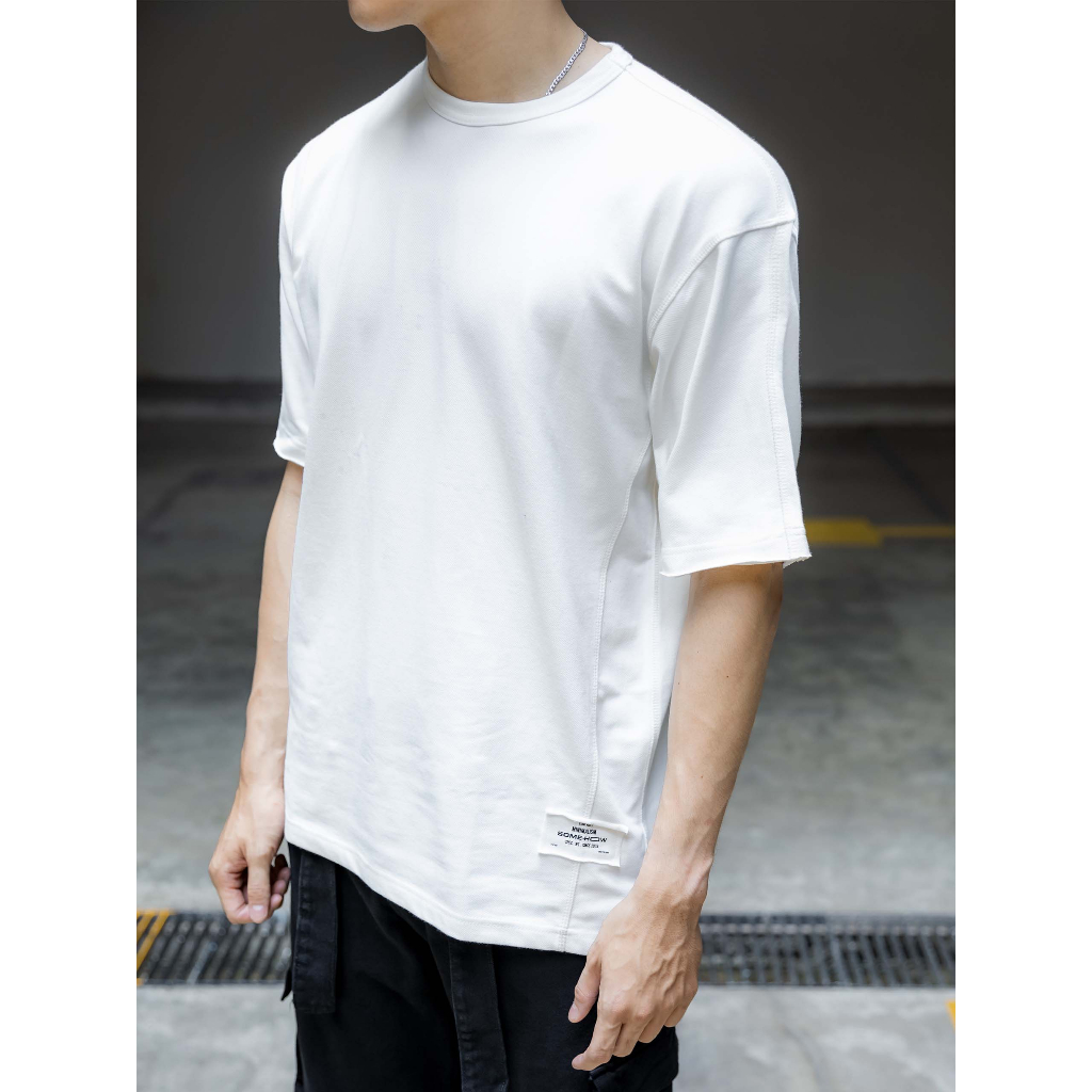 Áo Thun Nam Basic Wear White Label, Chất Vải Thun Cotton Xược Thoải Mái, AT0049, SOMEHOW