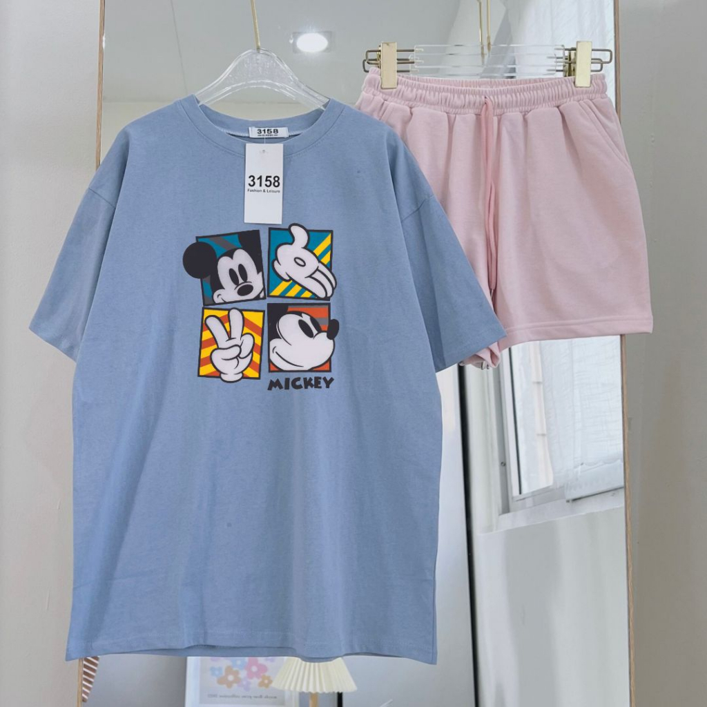 COTTON LOGO CHUỘT MICKEY