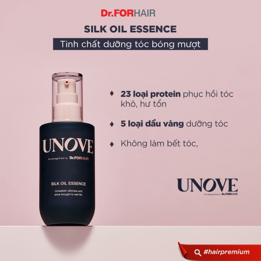 Tinh Chất Dưỡng Tóc Chuyên Sâu Dr.FORHAIR Unove Silk Oil Essence (70ml)