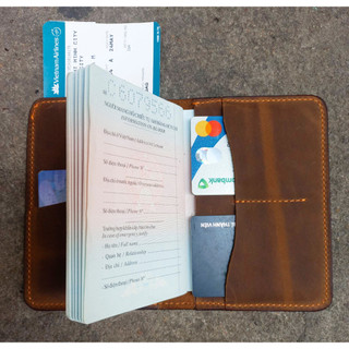 Ví Đựng Passport Da Thật