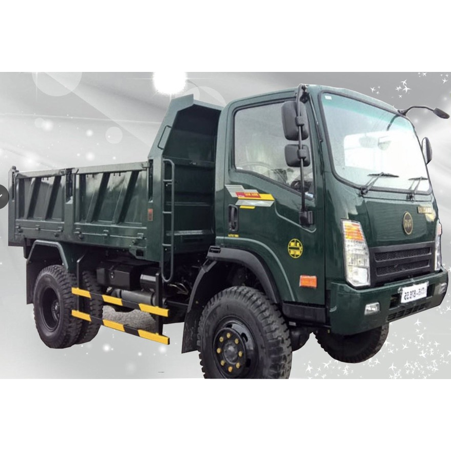 Nước sơn pha sẵn - Màu xanh xe Hoa Mai
