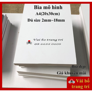 ［Bìa đẹp］Bìa fomex, bìa mô hình, size A4, bìa cứng, làm handmade, trang trí, decor