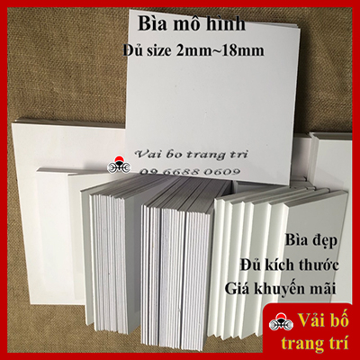 ［Bìa đẹp］Bìa fomex, bìa mô hình, size từ 2mm,3mm,4mm,5mm,8mm, bìa cứng, làm handmade, trang trí, decor