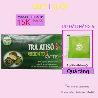 Trà Atiso Túi Lọc THP Thanh Nhiệt Hộp 25 gói trà (2g/gói)