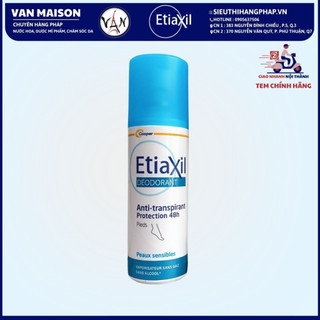 Xịt khử mùi chân etiaxil dòng hằng ngày giúp ngăn ngừa mồ hôi chân hiệu quả 48h 100ml