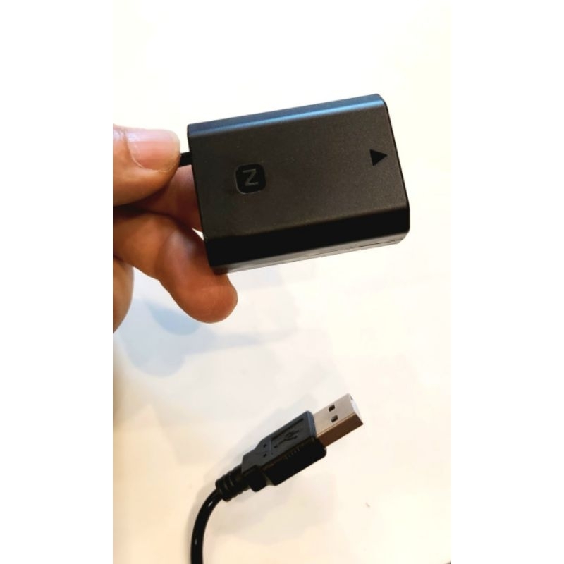 Pin giả pin ảo pin dummy battery USB Coupler NP-FZ100 NP FZ100 NPFZ100 for SONY