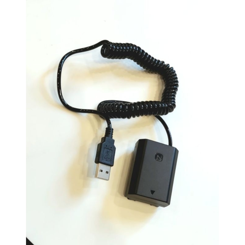 Pin giả pin ảo pin dummy battery USB Coupler NP-FZ100 NP FZ100 NPFZ100 for SONY