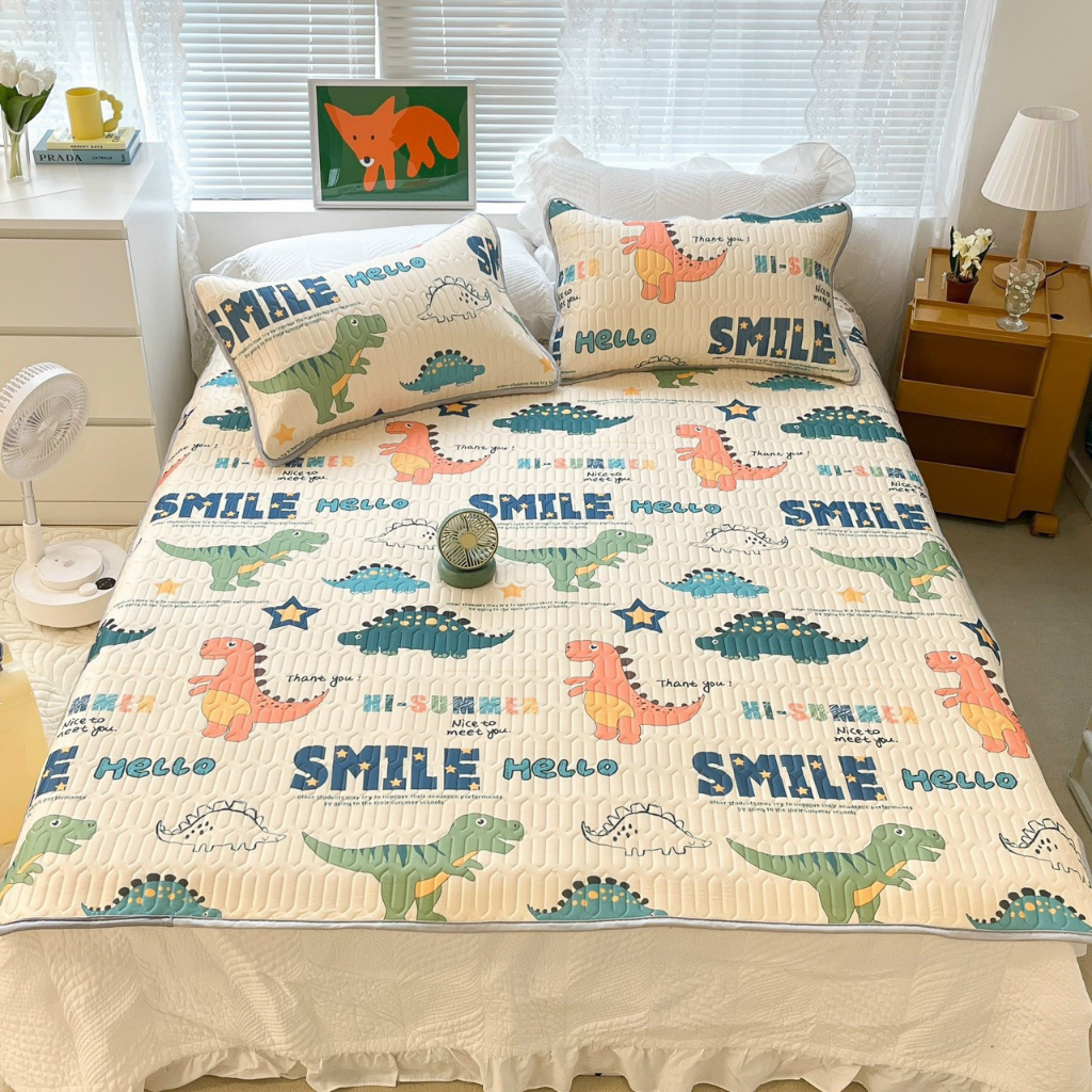 Chiếu Điều Hòa Cao Su Non cao cấp 3D/5D vải lụa mát mẻ, Chiếu Tencel nhập khẩu HÀNG LOẠI 1 đủ size