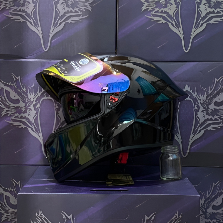 Nón bảo hiểm full face 2 kính Royal M266 cao cấp, hàng chính hãng + tặng túi đựng nón