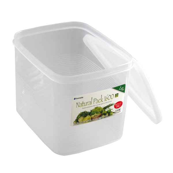 HỘP NHỰA TRỮ THỰC PHẨM 1.6 LÍT INOMATA NHẬT BẢN - CHẤT LIỆU NHỰA PP SỐ 5 AN TOÀN.
