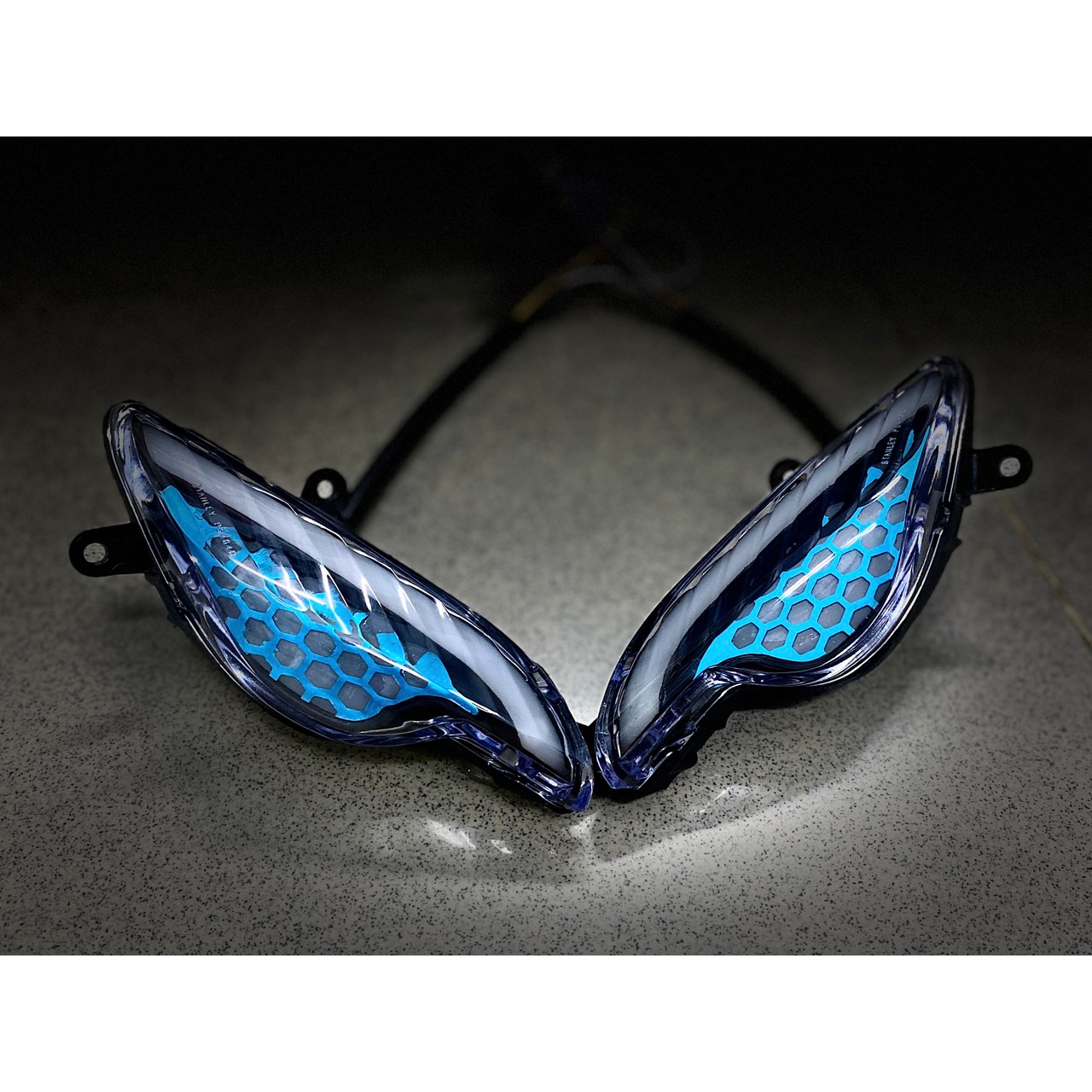 Cặp xi nhan trước Led Demi dành cho xe Wave A, S100, S110, Alpha