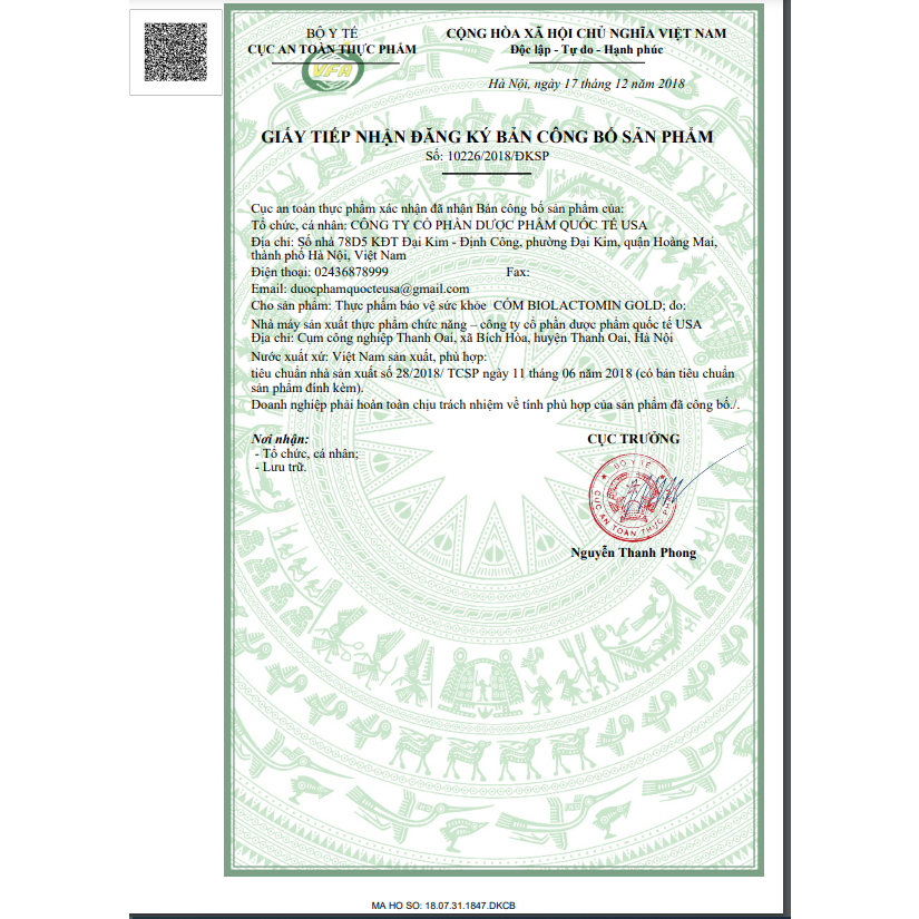 Men vi sinh Biolactomin Gold bổ sung lợi khuẩn, hỗ trợ tiêu hóa, cân bằng vi sinh đường ruột, giúp bé ăn ngon - 30 gói