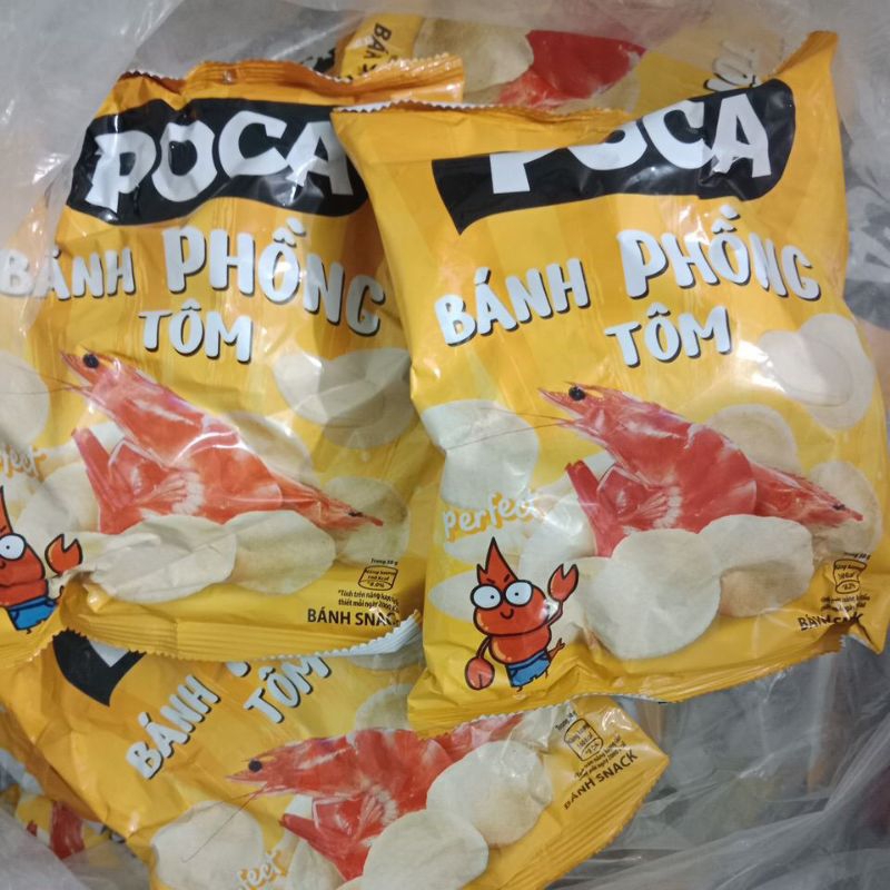 500gr bim bim phồng tôm poca max ngon giòn giòn