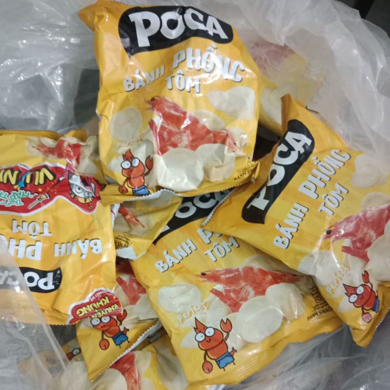 500gr bim bim phồng tôm poca max ngon giòn giòn