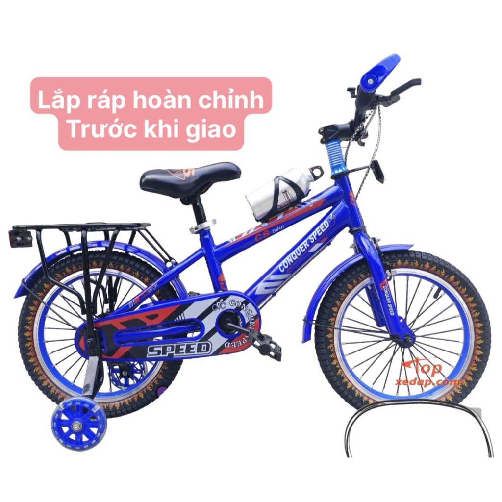 ( hàng mới 100%, giao nguyên thùng) xe cho bé trai 4-7 tuổi, size 16inch