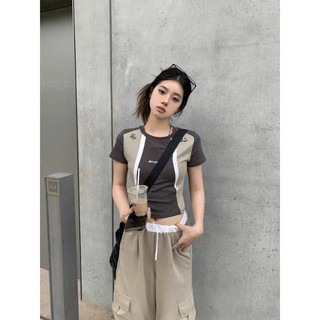[Varvet] Áo Thun Basic Màu Nâu Uzllang Cá Tính Siêu Hot