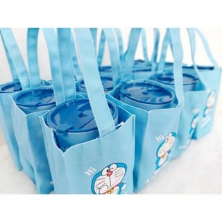 🌸 BÌNH / LY NHỰA KITTY DORAEMON  KÈM TÚI