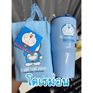 🌸 BÌNH / LY NHỰA KITTY DORAEMON  KÈM TÚI