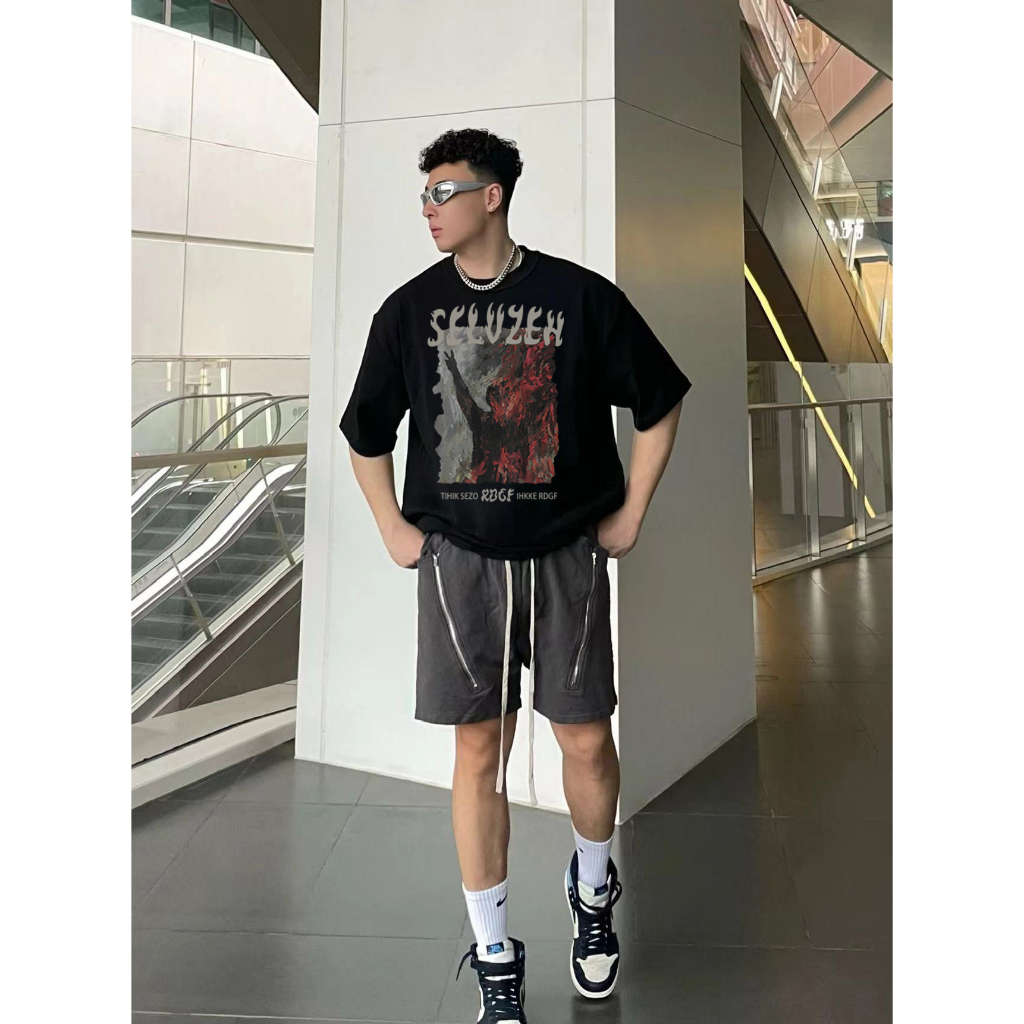 Áo thun PEARDODO chất liệu 100% cotton phong cách hiphop thời trang mùa hè