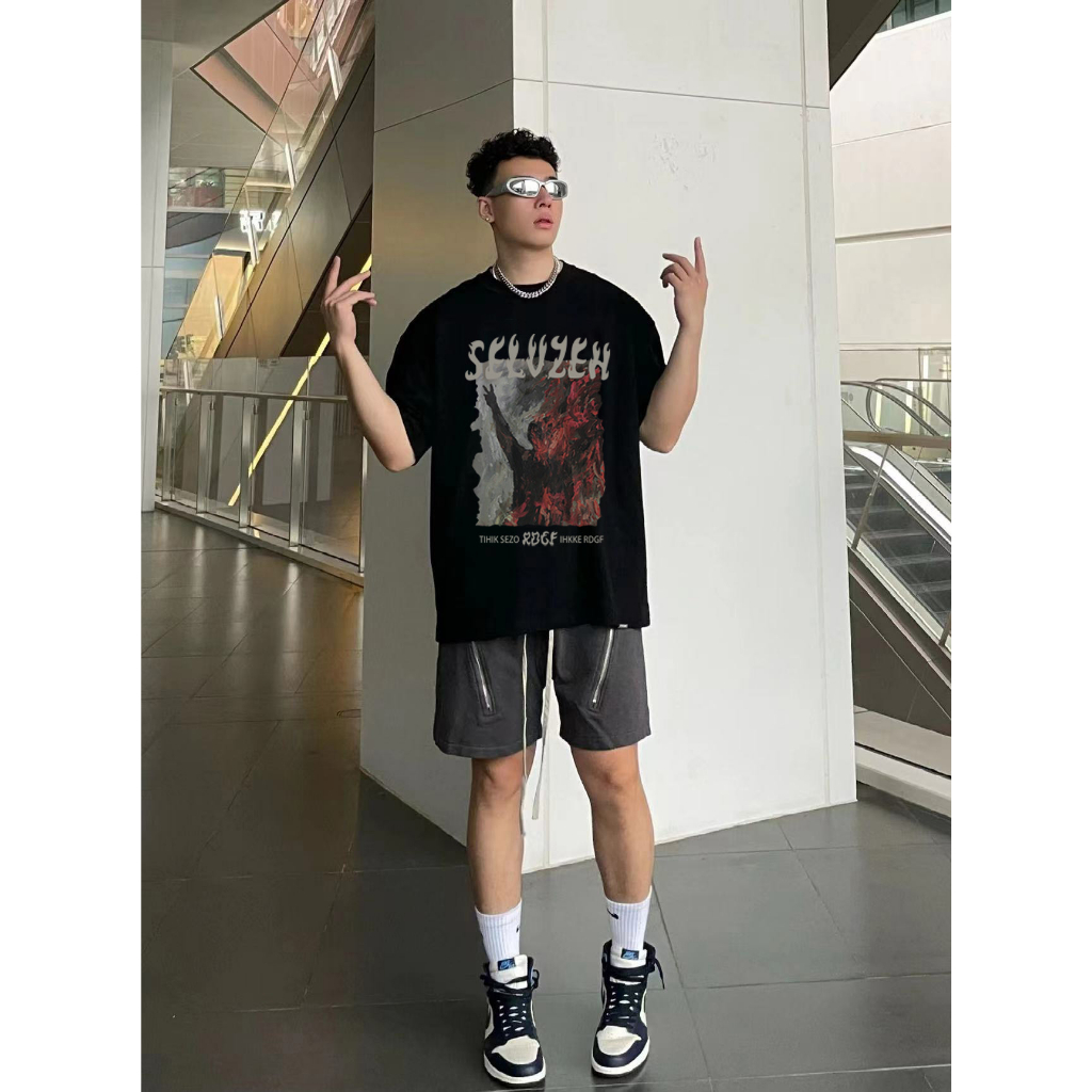 Áo thun PEARDODO chất liệu 100% cotton phong cách hiphop thời trang mùa hè