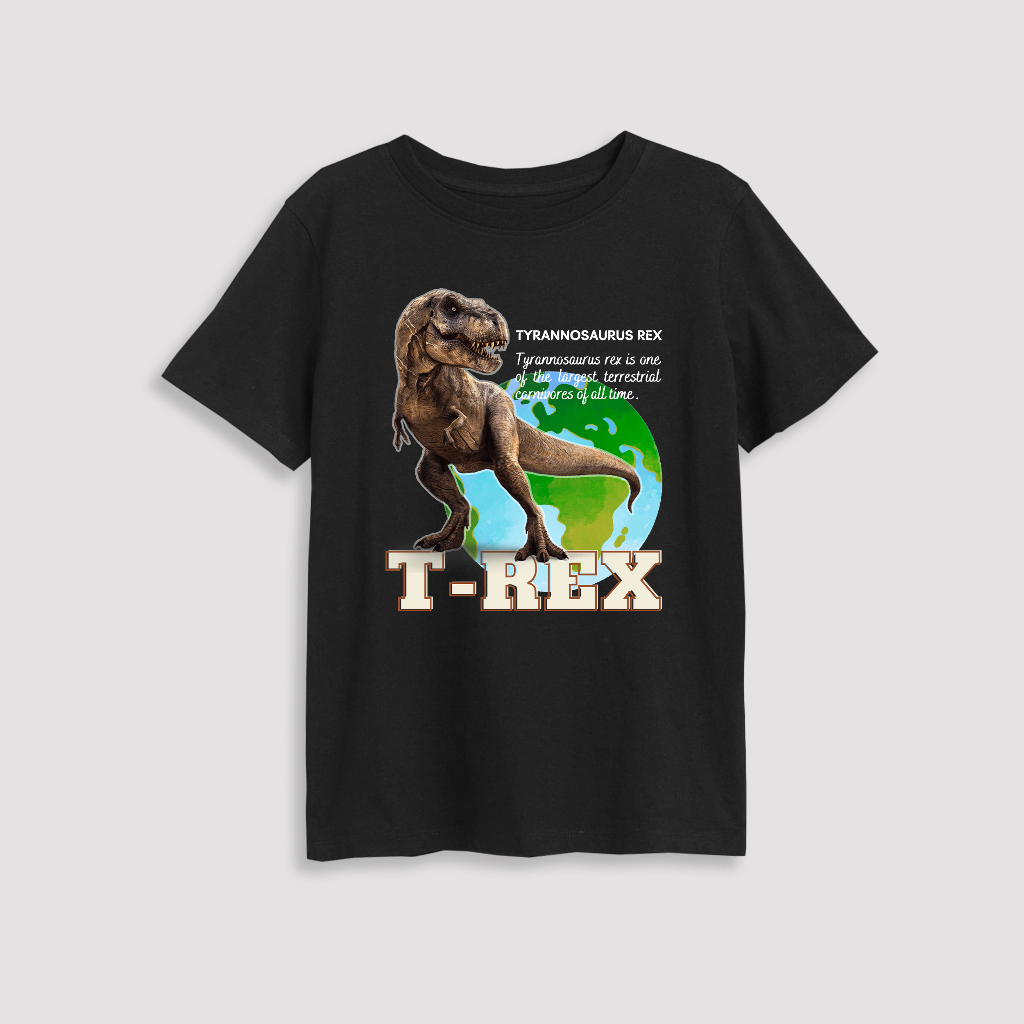 Áo be trai in hình khủng long T-rex BT198