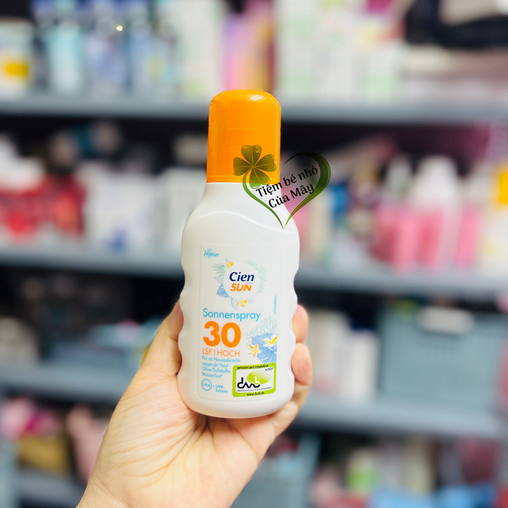 Kem chống nắng CIEN SUN Kids Sensitive Spray SPF 50+ 200ml