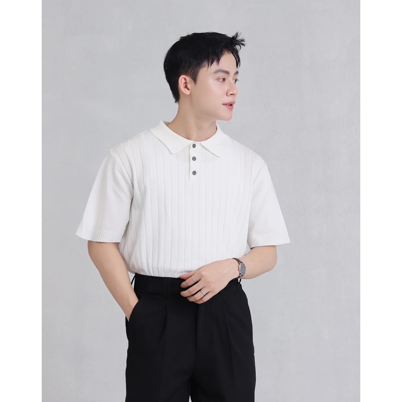 ÁO POLO LEN TĂM Basic By ONDÉ