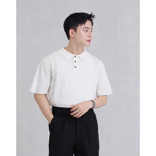 Áo polo len tăm basic by ondé
