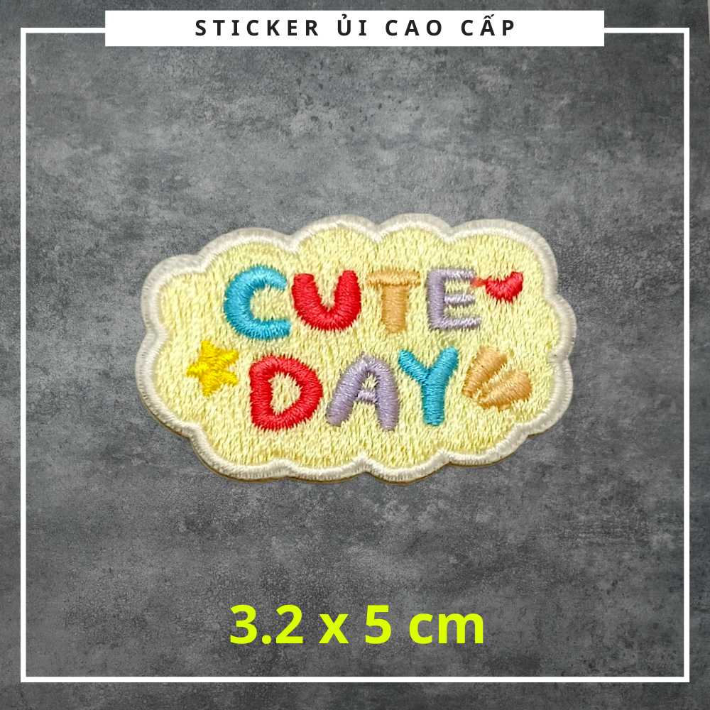 Sticker ủi áo cao cấp CÓ SẴN KEO ỦI, sticker dán quần áo dùng làm miếng vá quần áo rách, trang trí quần áo