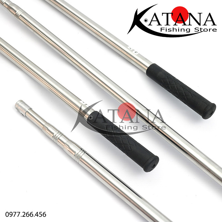 - Sào rút Inox  1m7 - 7m tặng kèm móc treo + Tùy chọn mua thêm liềm cắt , vợt hái trái