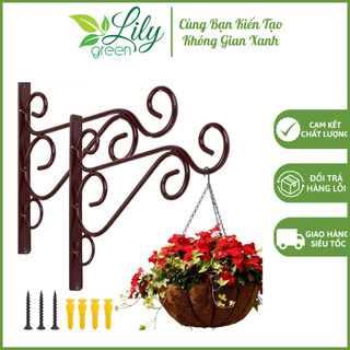 Móc treo cây, giỏ hoa kích thước 40cm x 35cm trang trí nội thất ngoài trời
