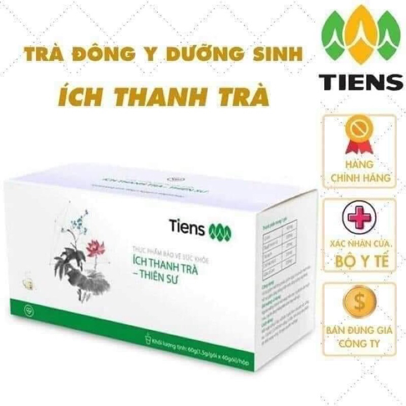 Thực phẩm chức năng Ích thanh trà Tiens Thiên Sư giúp giảm mỡ máu thanh lọc cơ thể hộp 40 gói