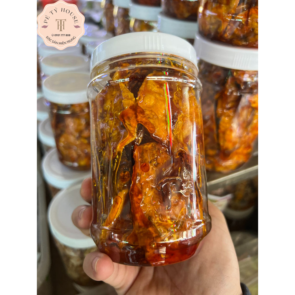 Mực Rim Ngào Tỏi Ớt Siêu Ngon Nhà Làm- Đặc Sản Quy Nhơn Bình Định_500g