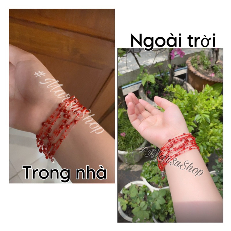 VÒNG TAY GIỌT MÁU THÁNH GIÁ INOX KHÔNG GỈ