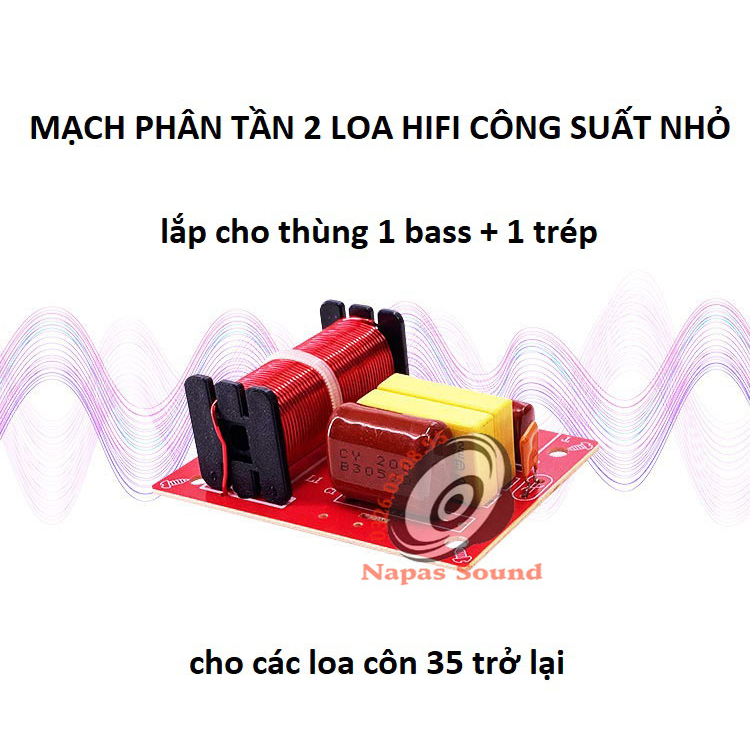 MẠCH PHÂN TẦN 2 LOA NHỎ D234 - PHÂN TẦN 2 LOA GIÁ RẺ - PHÂN TẦN LOA KÉO VÀ THÙNG LOA NHỎ