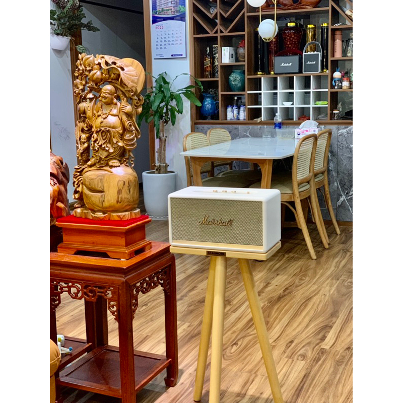 Chân đế loa Marahall stanmore 2-3 gỗ