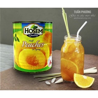Đào ngâm Hosem 825g