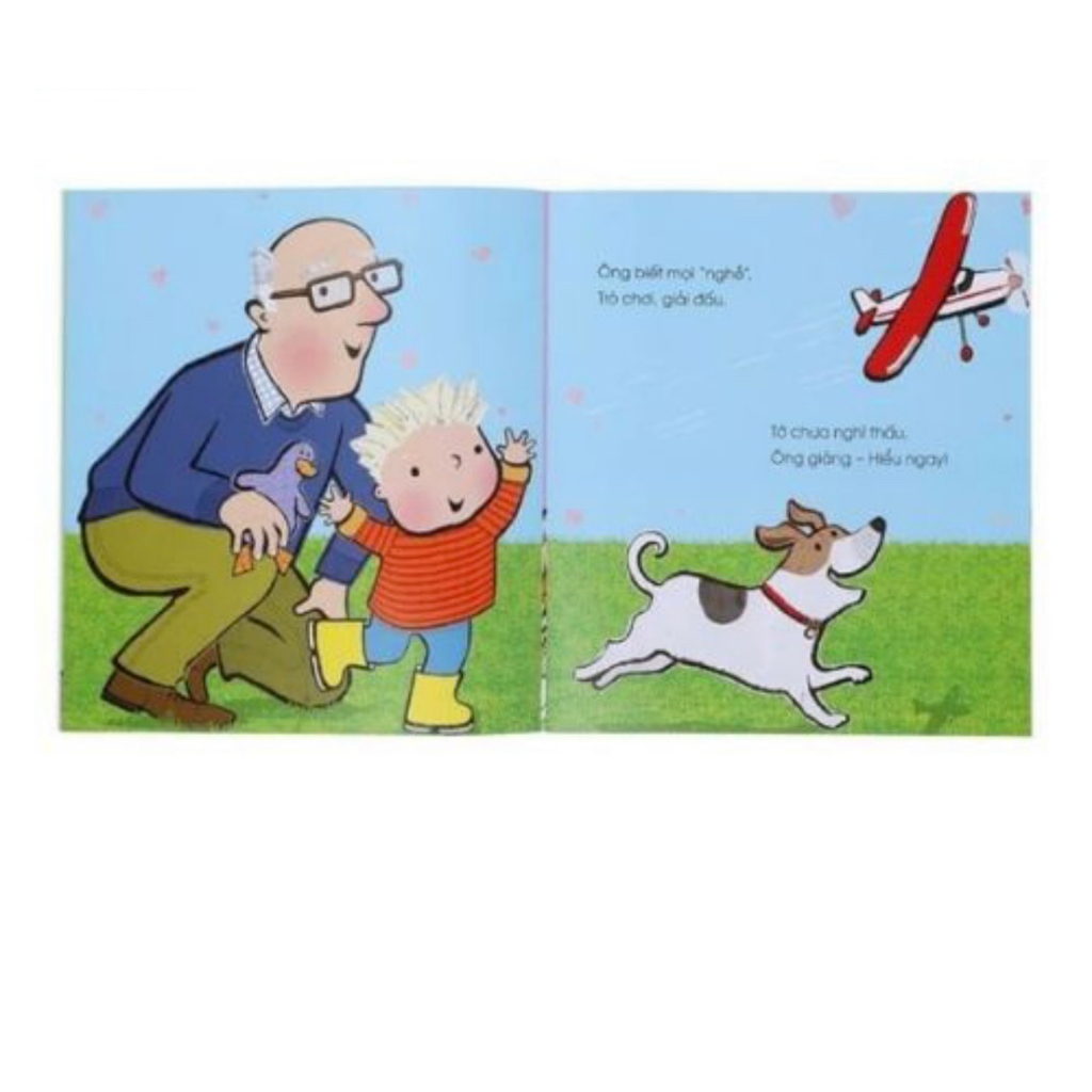 Sách - Cả nhà thương nhau - Nụ cười ông hiền từ