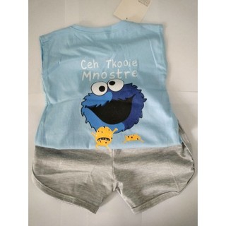 (7-20kg) Bộ cotton sát nách cho bé