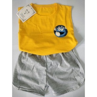 (7-20kg) Bộ cotton sát nách cho bé