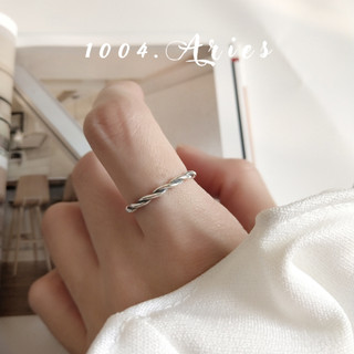 Nhẫn 2 chiếc bạc cá tính phong cách hàn - 1004.ARIES